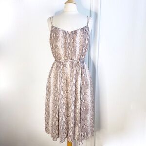 NEW Banana Republic Animal Snake Print Dress Size M Office/Party/Cocktail/Casual